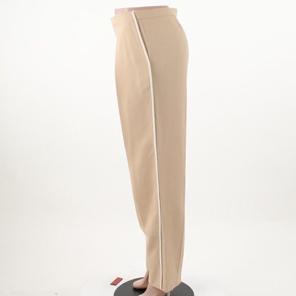 Chloe Front Pleaded High Waist Beige Trousers size 38 - Picture 4 of 5